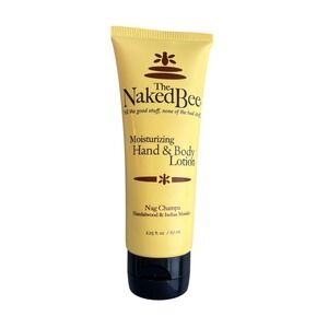 The Naked Bee Nag Champa Moisturizing Hand & Body Lotion 2.25 oz Sandalwood Tube